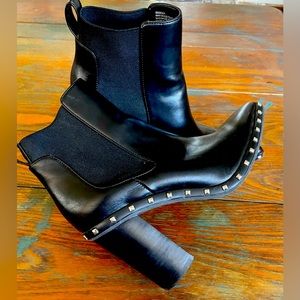 Charles by Charles David Women's Dodger Studded Stacked Heel Ankle Bootie